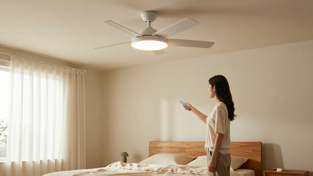 52" Phylluz Flush Mount Low Profile Ceiling Fan W/ Dimmable LED Light & Remote $42.55 + Free S&H
