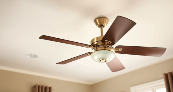60-Inch Walnut Ceiling Fan Review for Fall Comfort