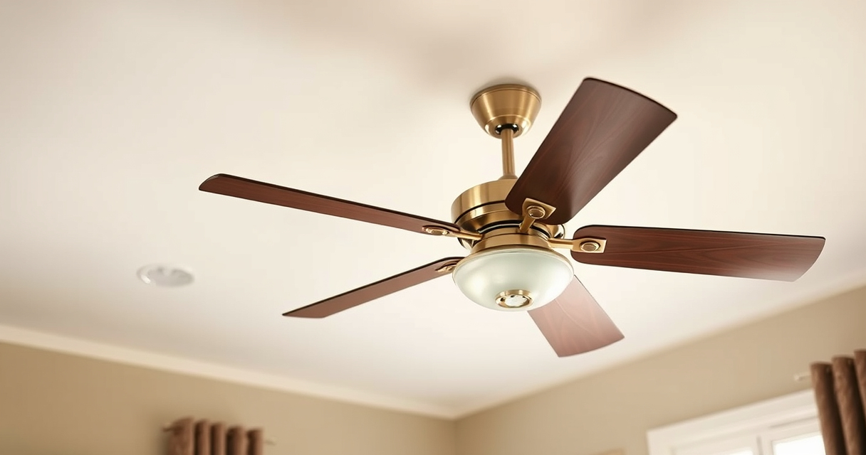 60-Inch Walnut Ceiling Fan Review for Fall Comfort