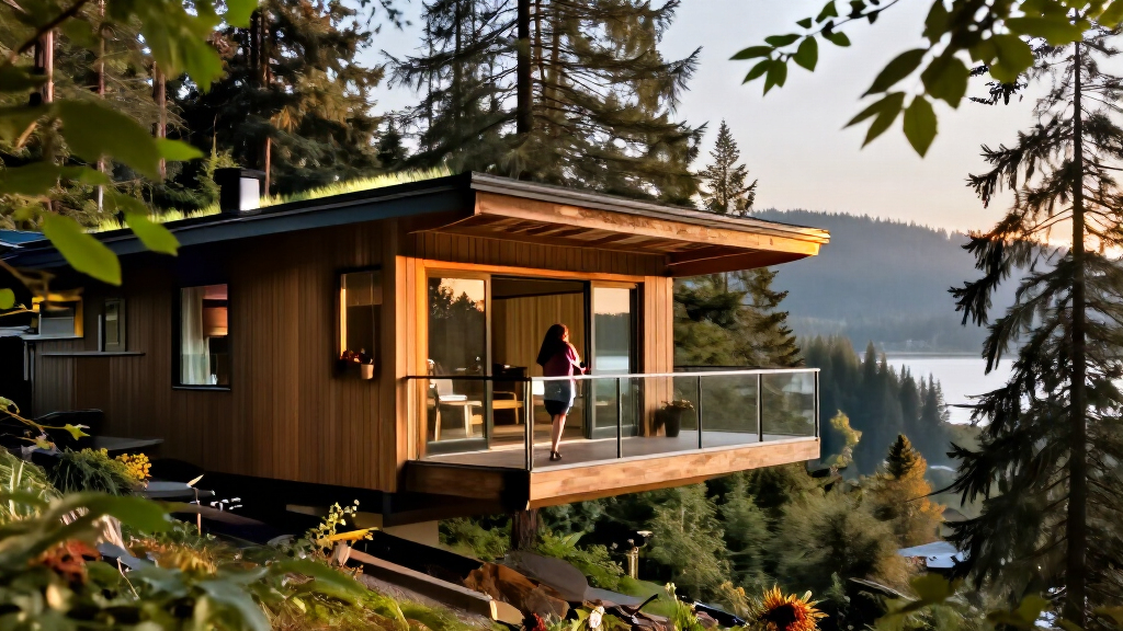 A West Vancouver Home Appears To Float Among The Trees