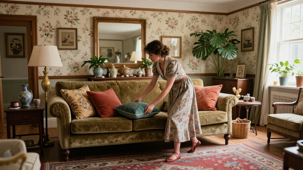 An 1890 House Went From Stark White To Cozy, Maximalist Vintage Wonderland