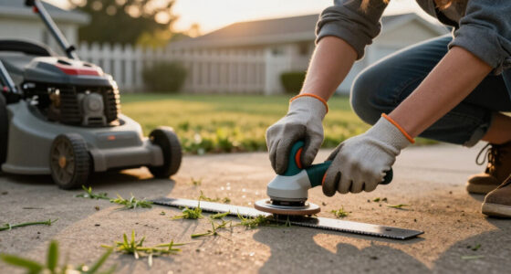 Forget Bench Grinders: Sharpen Lawn Mower Blades With A Pocket Sized Tool