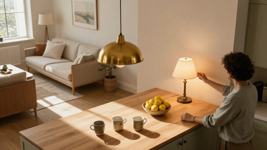 How I'm Taking Inspiration From Living Rooms For My Kitchen Lighting Upgrades This Autumn