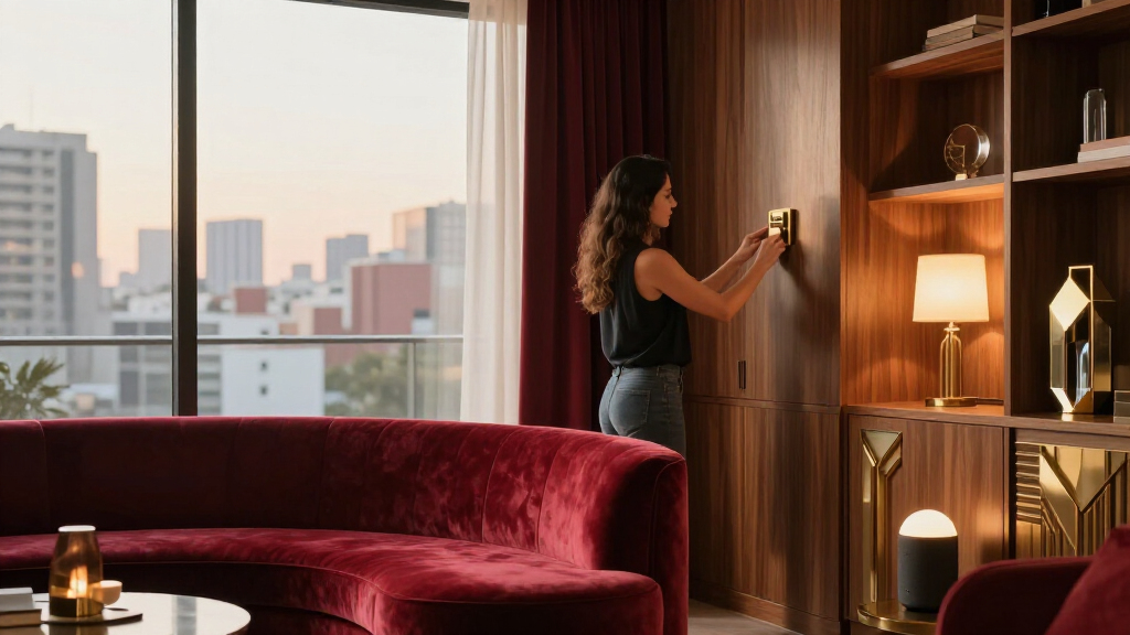 Inside A Sizzling Mexico City Condo Wrapped In Ruby Red Velvet And Deco Glamour