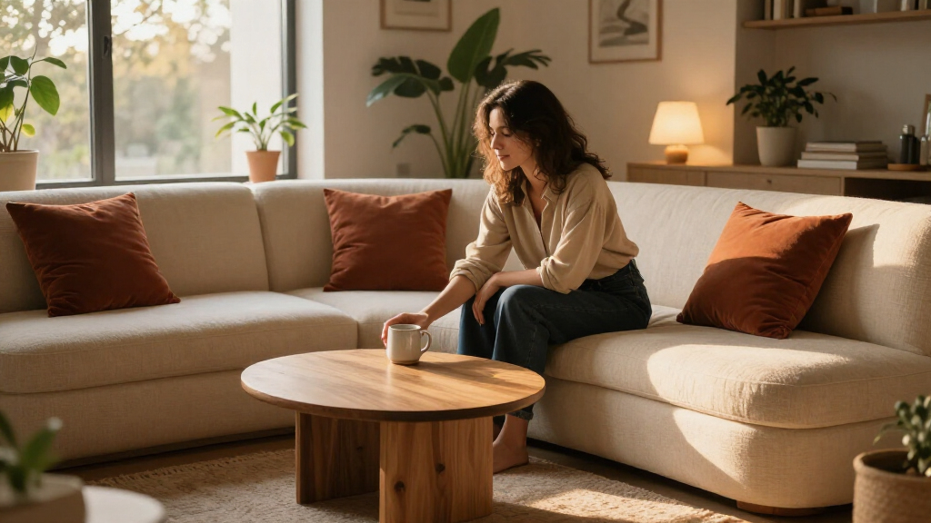 Not A Conversation Pit: This Modern Spin On Living Room Design Brings The Cozy Vibes