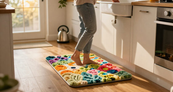 She Put A Bath Mat In Her Kitchen, And I’m Saving The Idea For The Holidays
