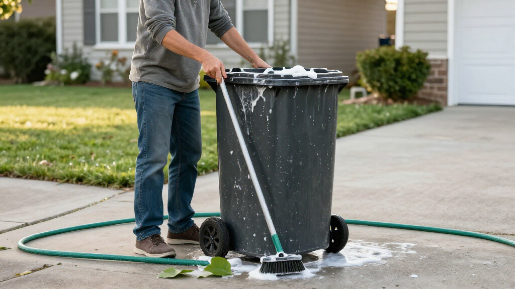 Smelling Your Garbage Cans? The Underrated Trick To Give Them A Deep Clean